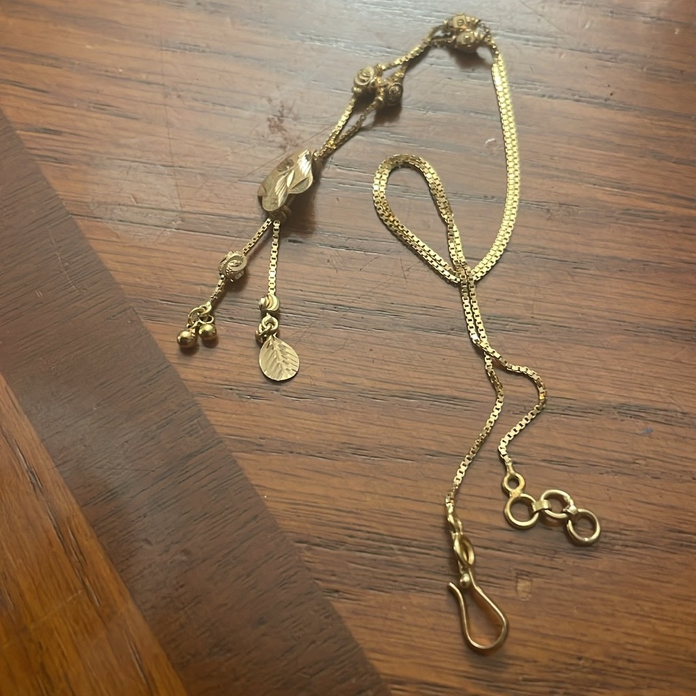 Gold necklace